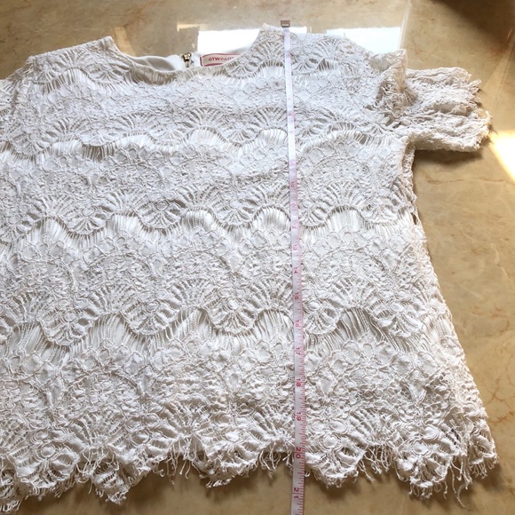 White Lace Blouse - Picture 10 of 13